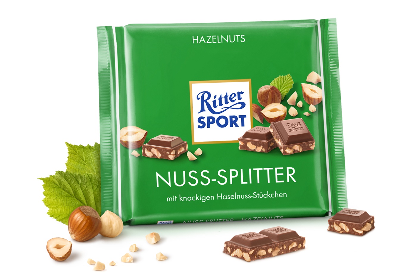 Ritter Sport Nuss-Splitter mléčná čokoláda 100 g2